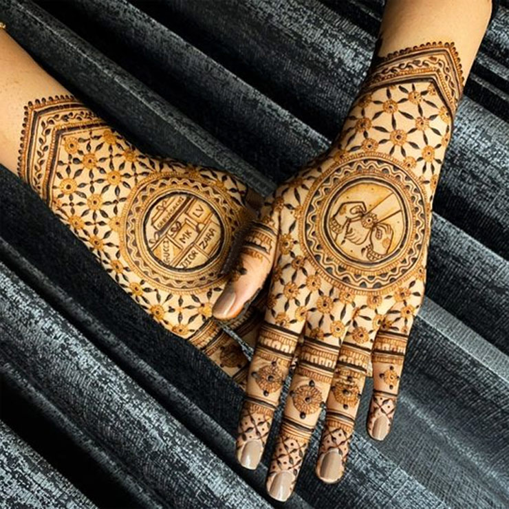 Two Hands Mehndi Design