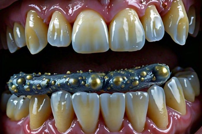 What are the problems if you don't brush your teeth twice a day 