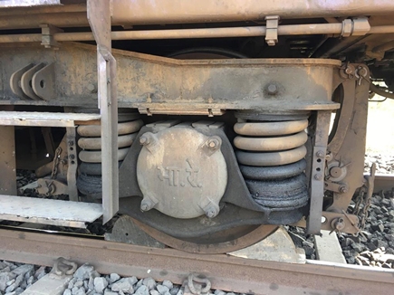 What makes train shake Which type of motion does a train have when it is moving