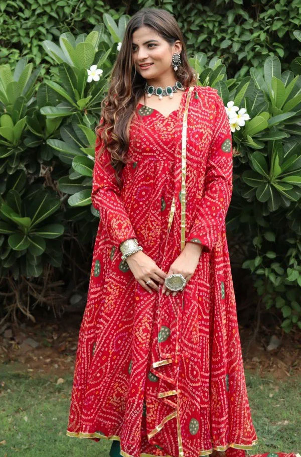bandhani suits