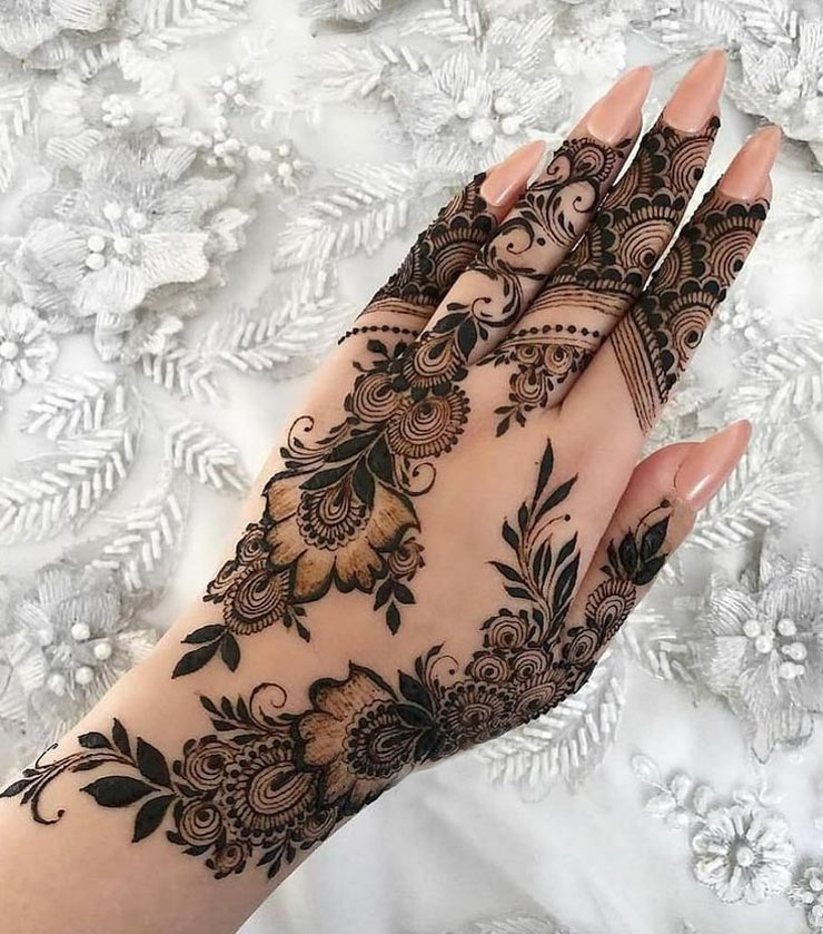 bel mehndi design