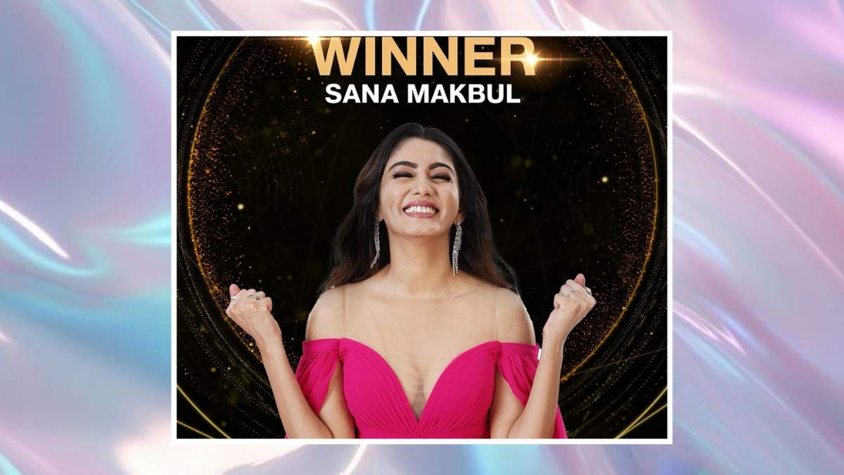 Bigg Boss OTT Season 3 Winner Sana Makbul Lifts The Trophy; Check Out