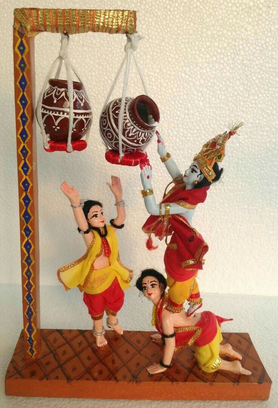 DIY Janmashtami Decoration, Stealing Butter