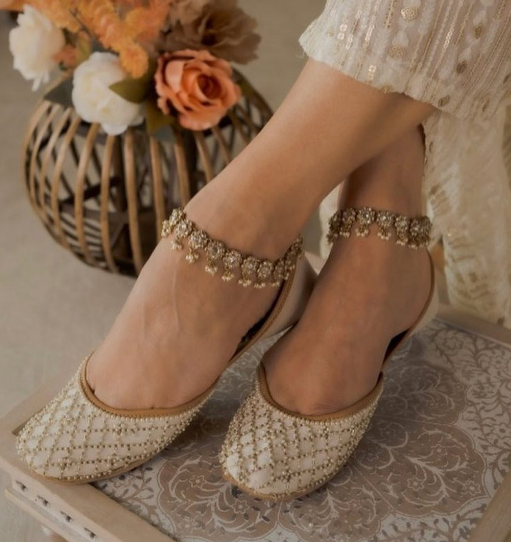 floral payal designs