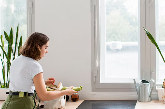 get rid of kitchen musty smell