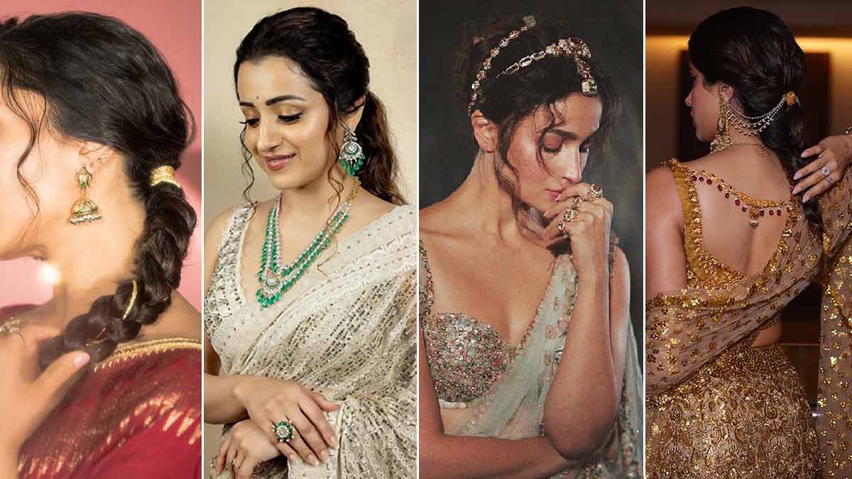 4 Beautiful Hairstyles For Hariyali Teej 2024 HerZindagi