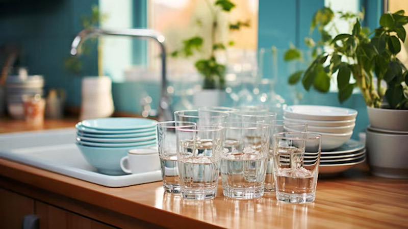 how to prevent glassware to become cloudy