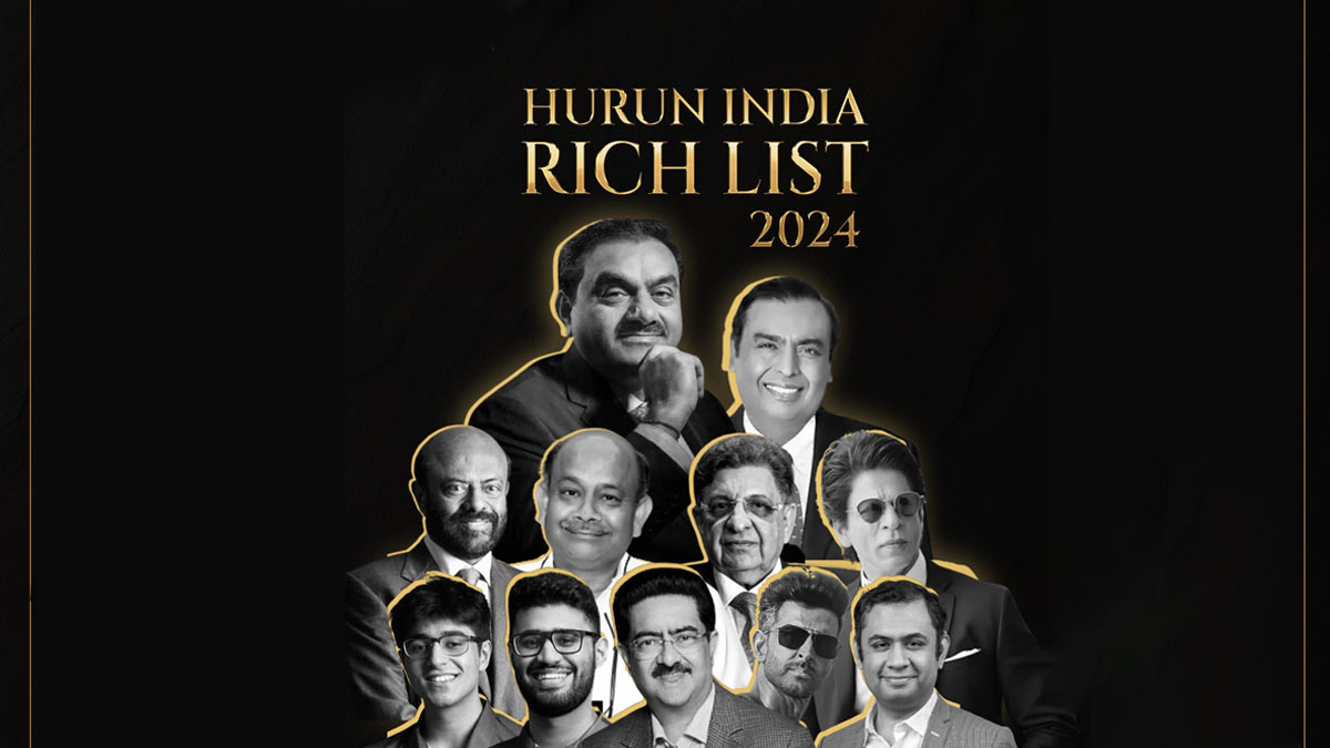 Hurun India Rich List 2024: Shah Rukh Khan, Juhi Chawla, And Ambanis ...