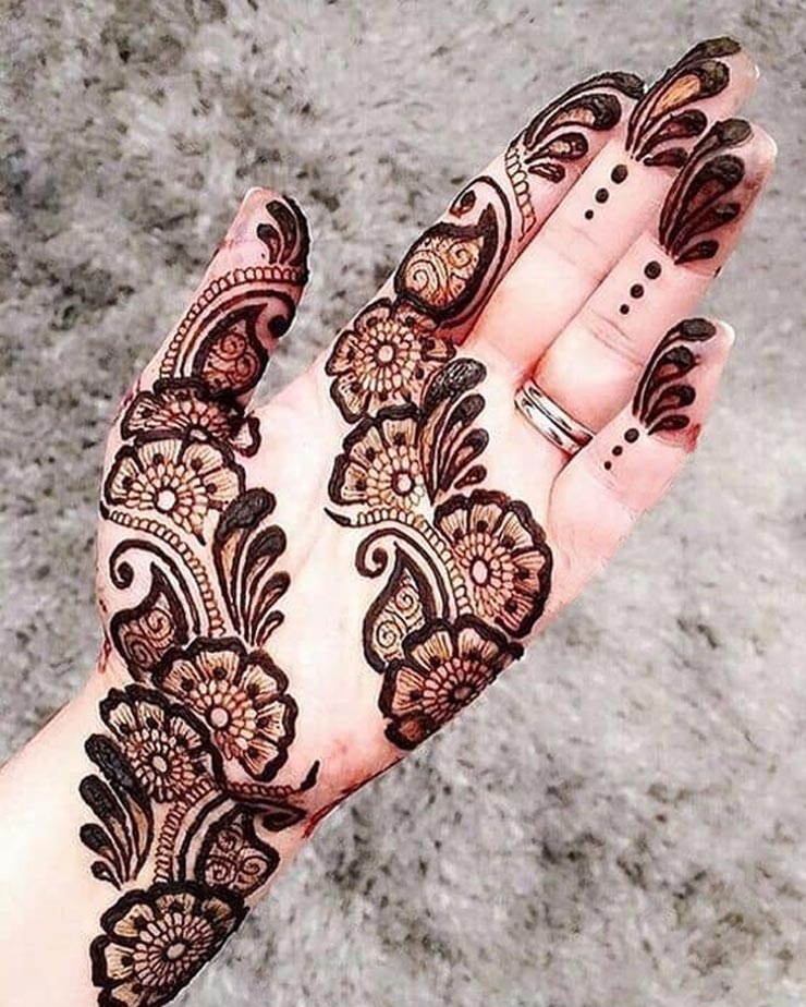 keri mehndi design for hariyali teej 