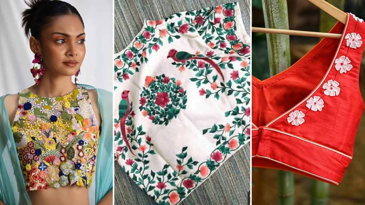 5 Beautiful Hand-Embroidered Blouses For Every Occasion | HerZindagi