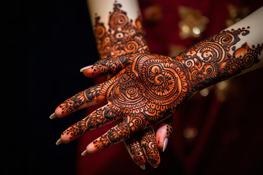 mehandi as solah shringar