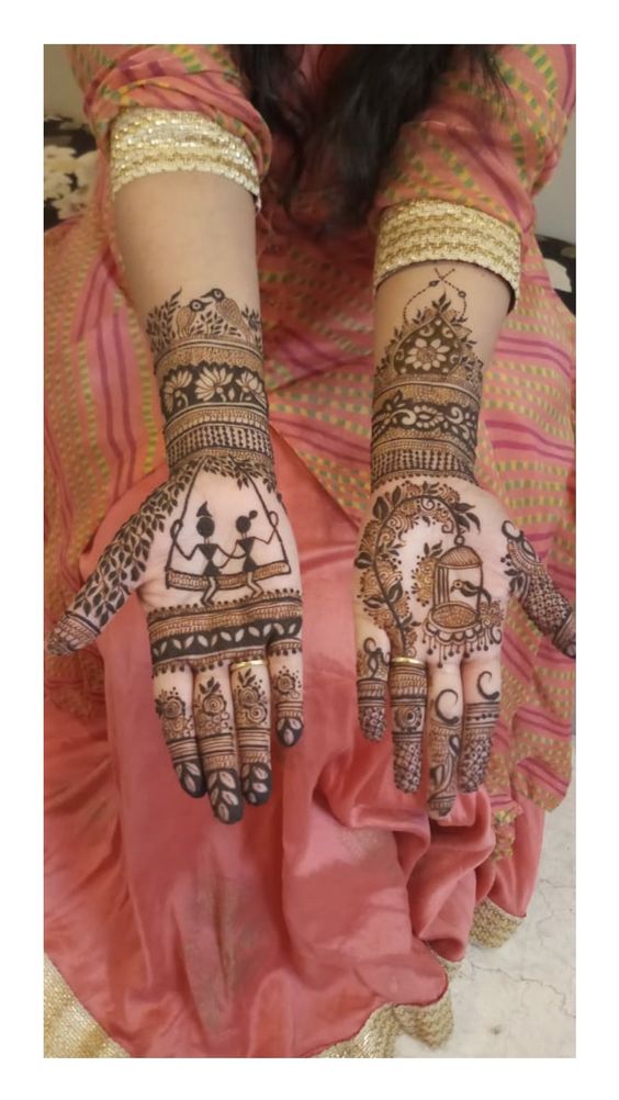 6 Easy Mehndi Designs For Hariyali Teej 2024 | HerZindagi