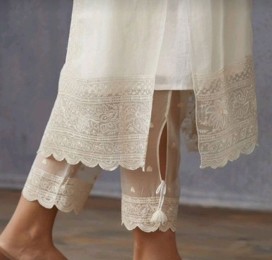 mohri designs with lace embroidery