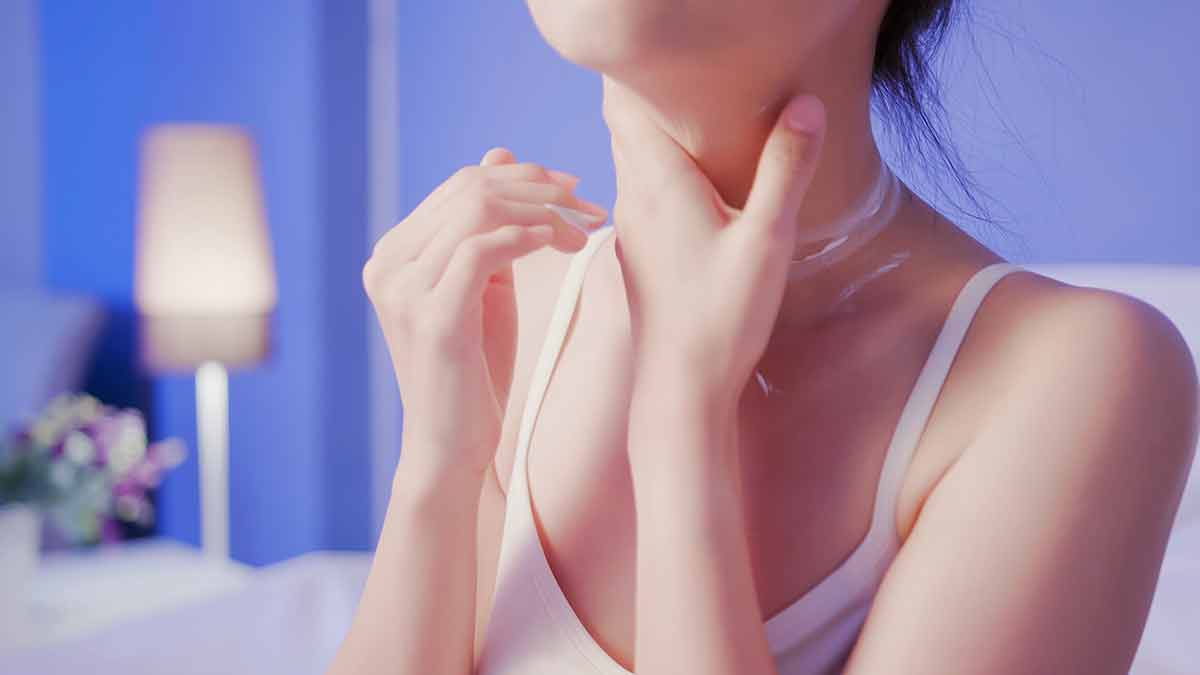 neck blackness remove