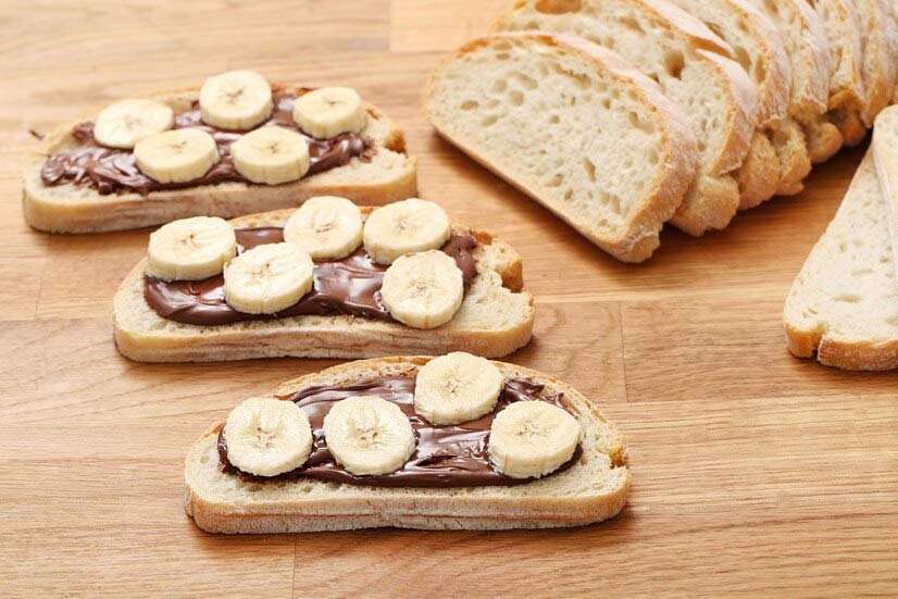 nutella banana sandwich