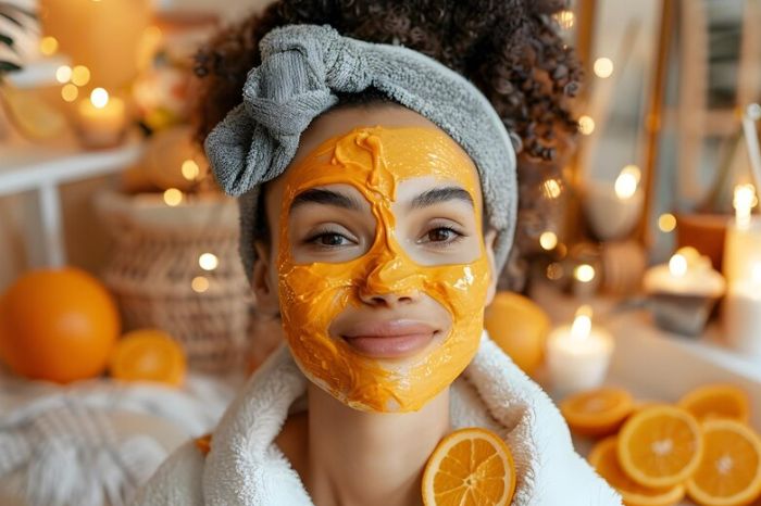 orange facial inside
