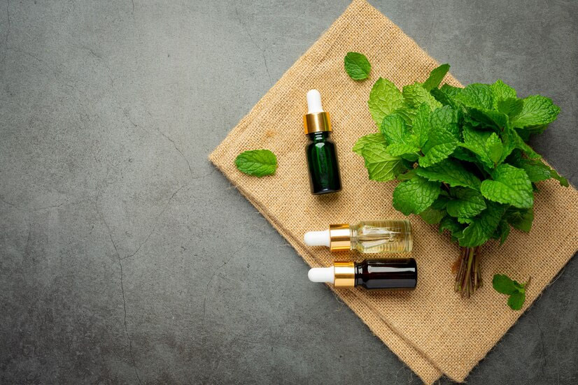 peppermint oil for dark circles,