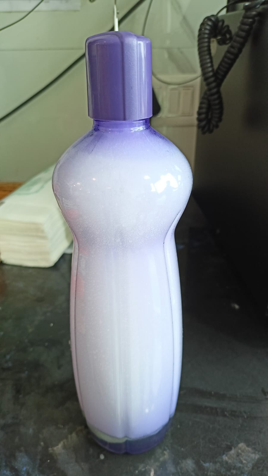 personal used hack to clean bottle