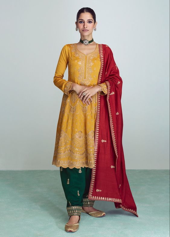 suit designs for rakhi  punjabi