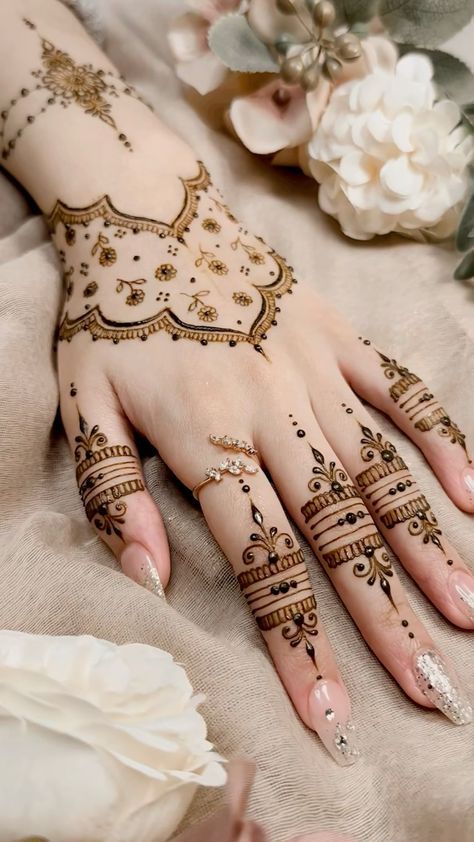 turkish mehndi design simple