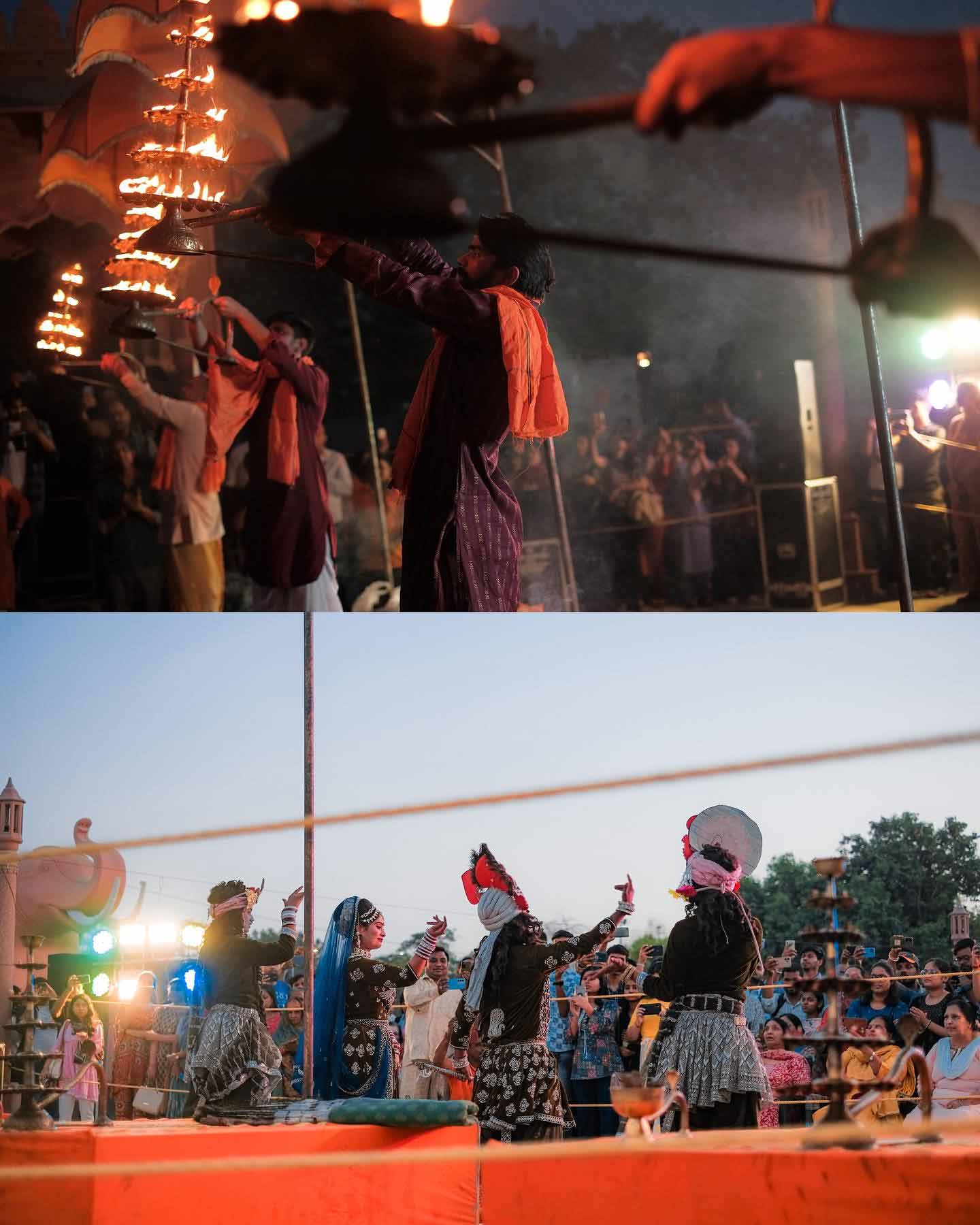 yamuna aarti at vasudev ghat in delhi