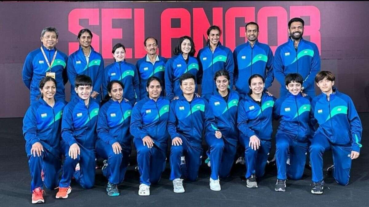 Historic Win Indian Women's Badminton Team Secures Gold At Badminton