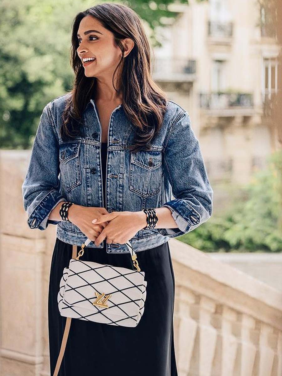 Black Dress By Deepika Padukone