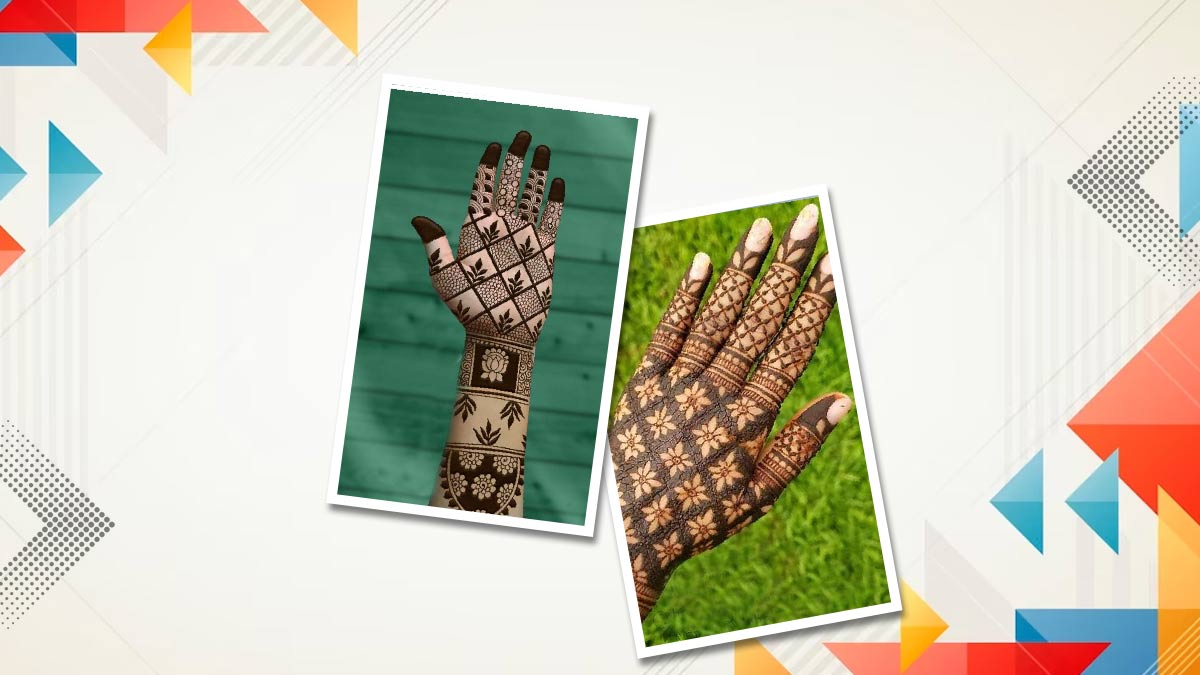 Letstute Mehndi - Easy Arabic Checks Mehndi Design For... | Facebook