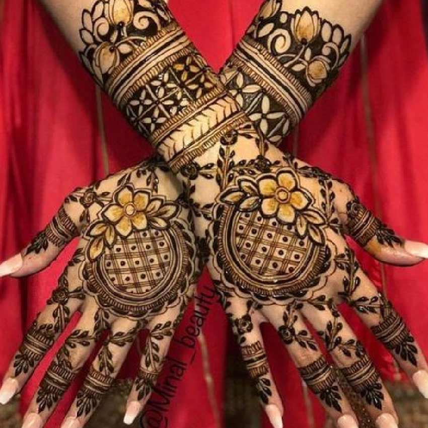 50 Plus Best New Mehndi Design Inspirations From Pinterest - Glossnglitters  | Mehendhi designs, Rajasthani mehndi designs, Bridal mehendi designs