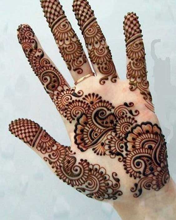 Intricate Indo Arabic Mehndi Design