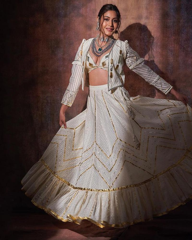 Short Jacket With Lehenga