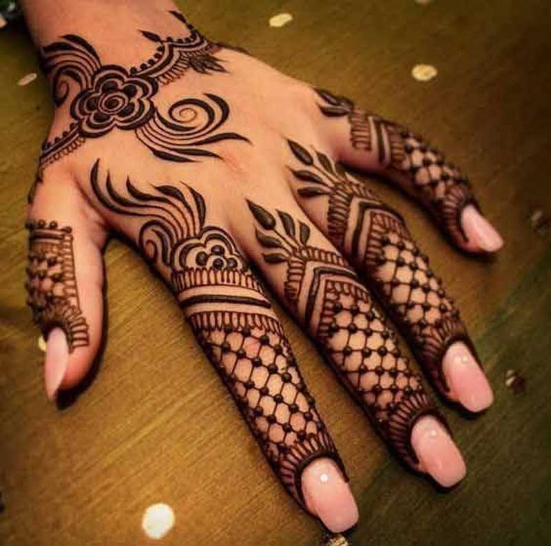 Tattoo Like Indo Arabic Mehndi Design