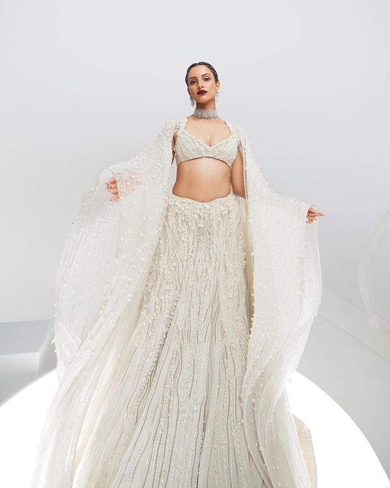 Tripti Dimri In Pearl Lehenga