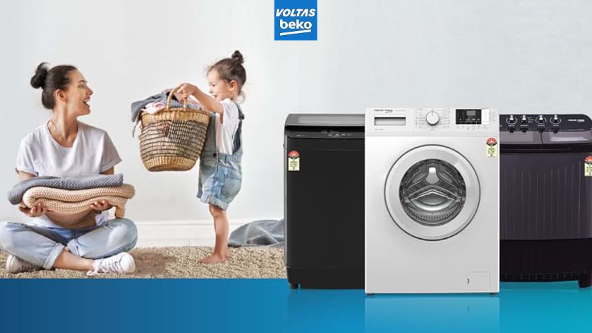 पानी में हाथ डाले बगैर Voltas Washing Machine 7Kg धो डालेंगी सभी कपड़ों को, कीमत मात्र 10,990 से शुरू 