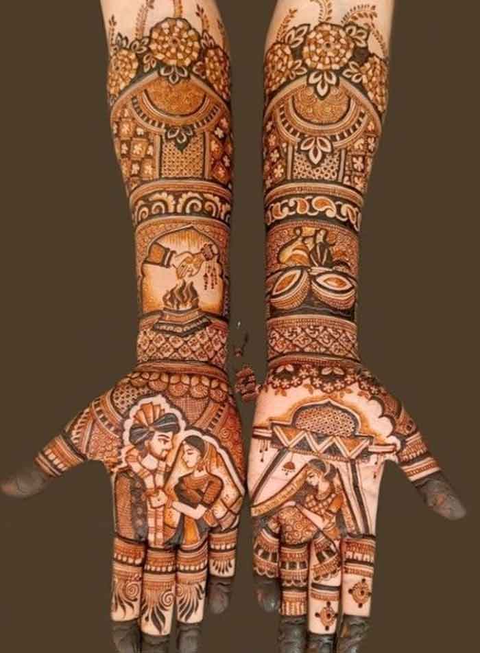 Wedding Ceremony Mehndi Design