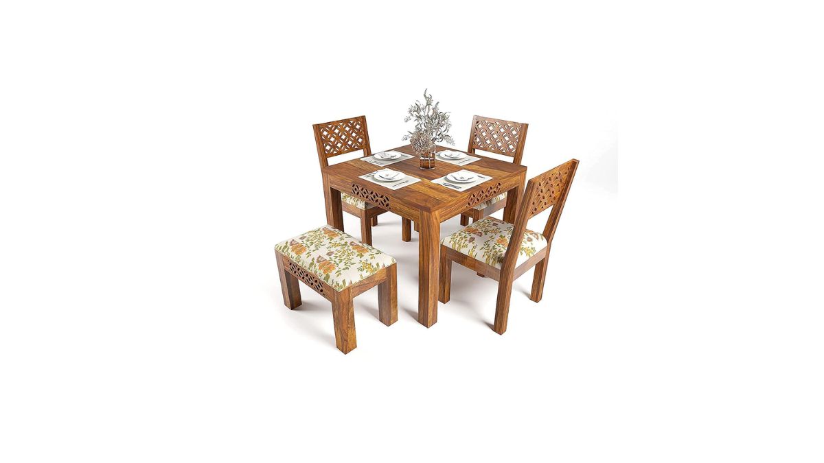 Amazon Sale 2024 Dining Table 4 Seater 71   Woodenio Dining Table 4 Seater 71  