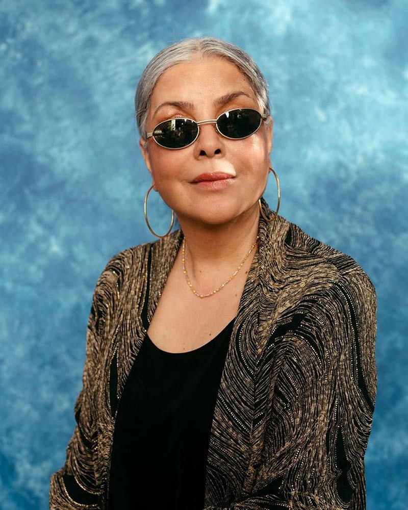 Zeenat Aman Nails In Shimmery Jacket