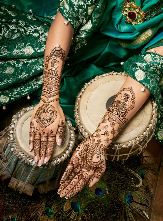 back hand bridal rajasthani