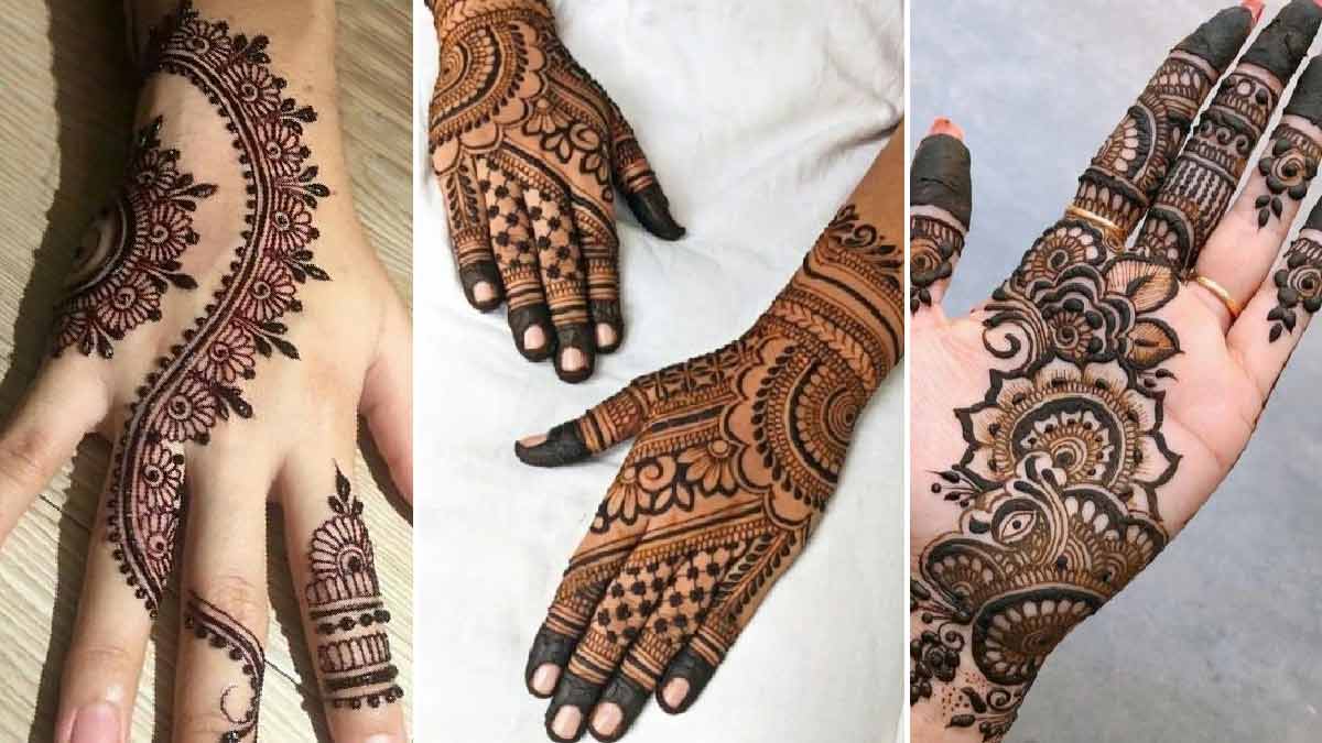 Easy & Simple #Mehndi Design For Front Hands | Simple Arabic Mehndi Designs  2021 | Letstute Mehndi - YouTube