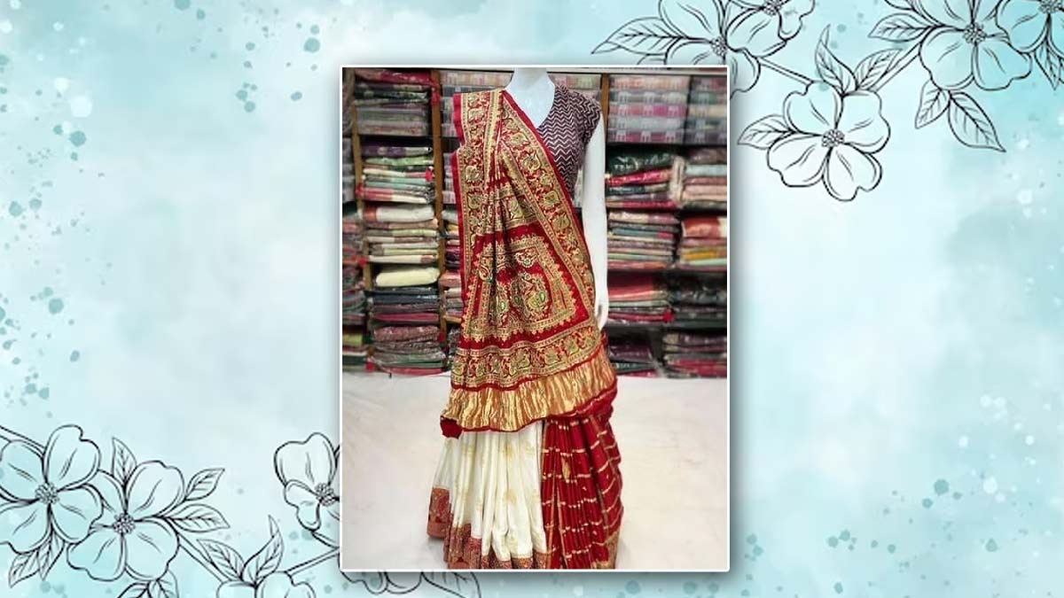 How To Wear Gujarati Style Saree Step By Step Perfectly - Gujarati Saree  Draping Styles - YouTube