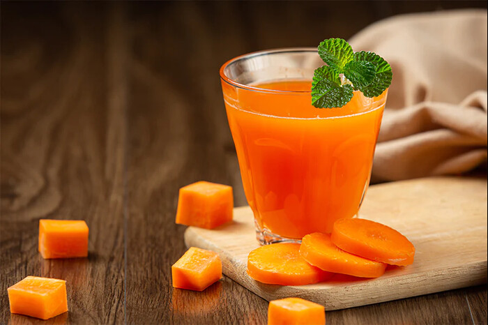 carrot juice benefits for skin