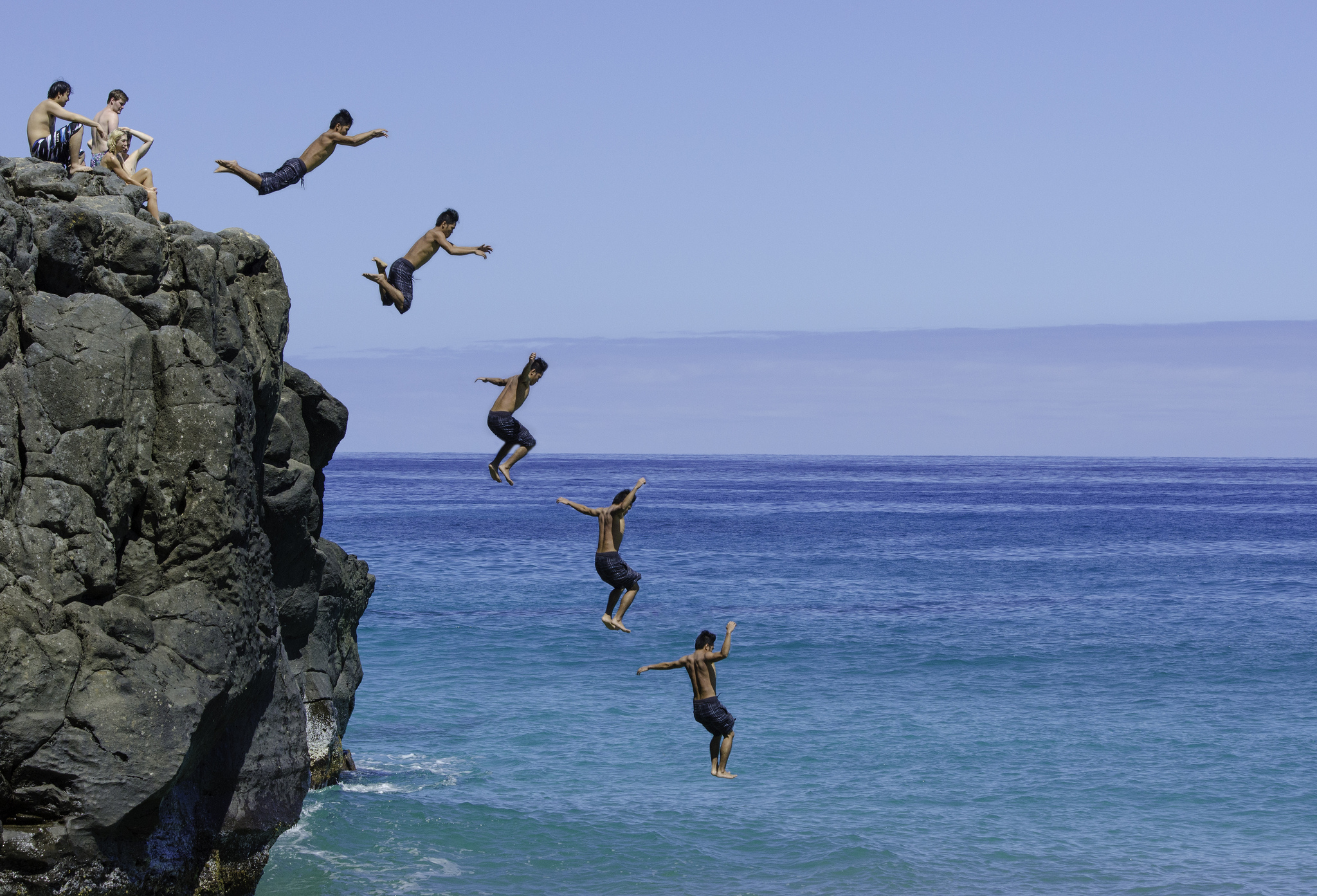 cliff jumping for beginners