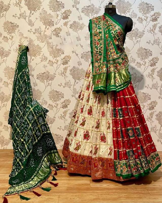 interesting facts about gujarati bridal panetar saree