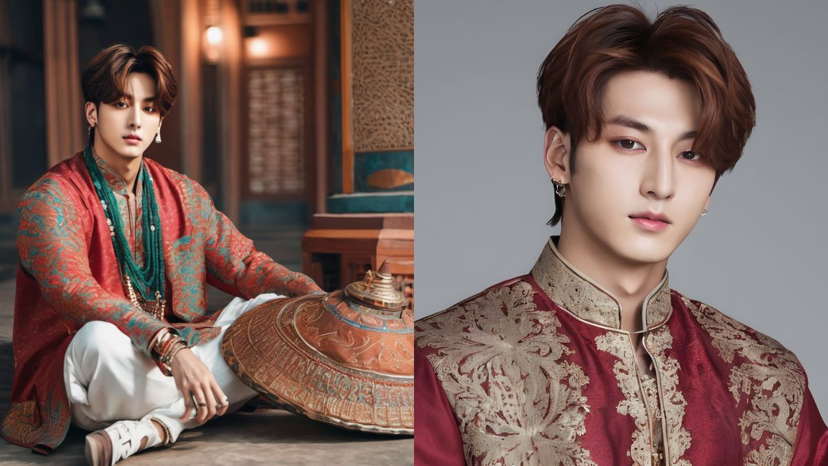 jungkook in indian clothes