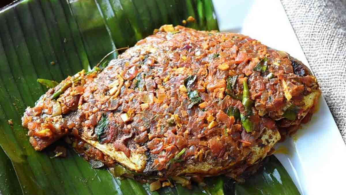 kerala meen pollichathu