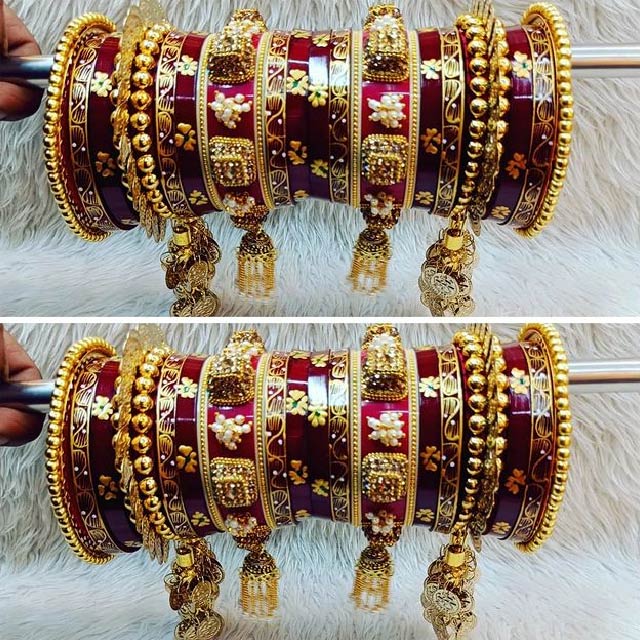 latest bridal chura designs