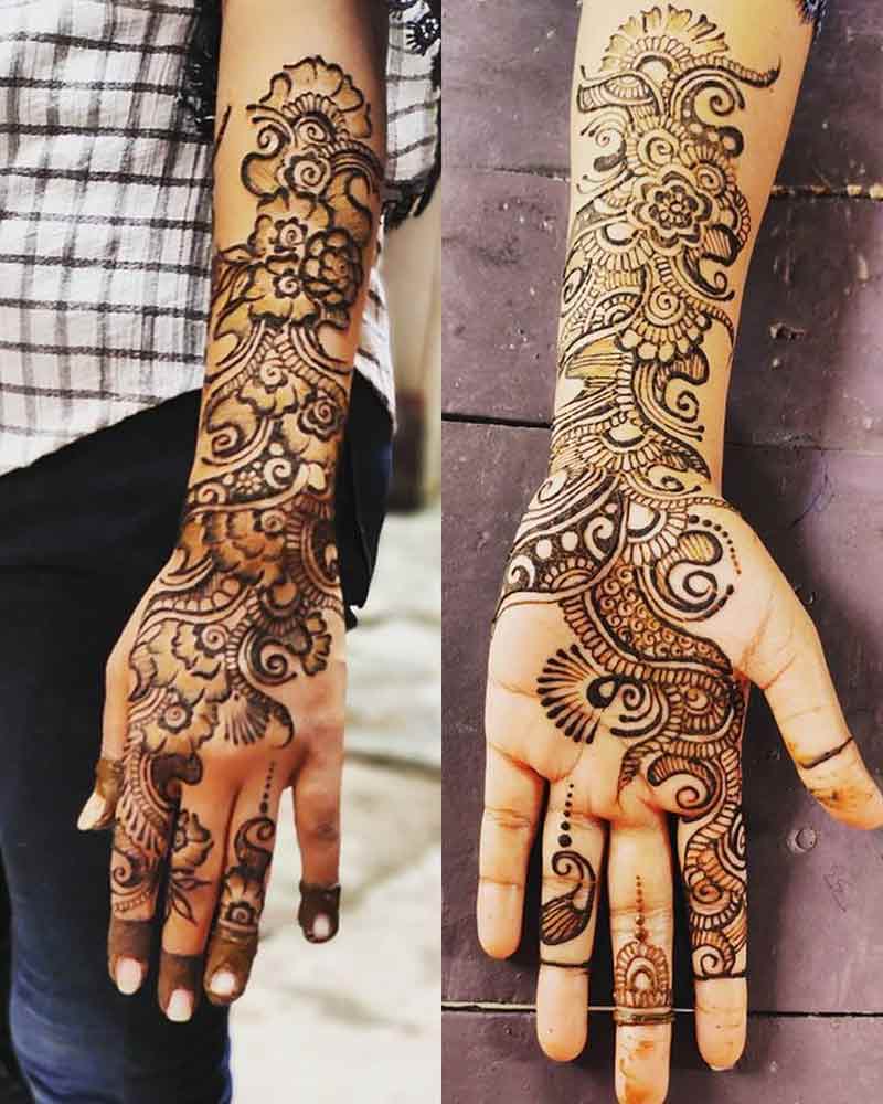 latest keri mehndi designs