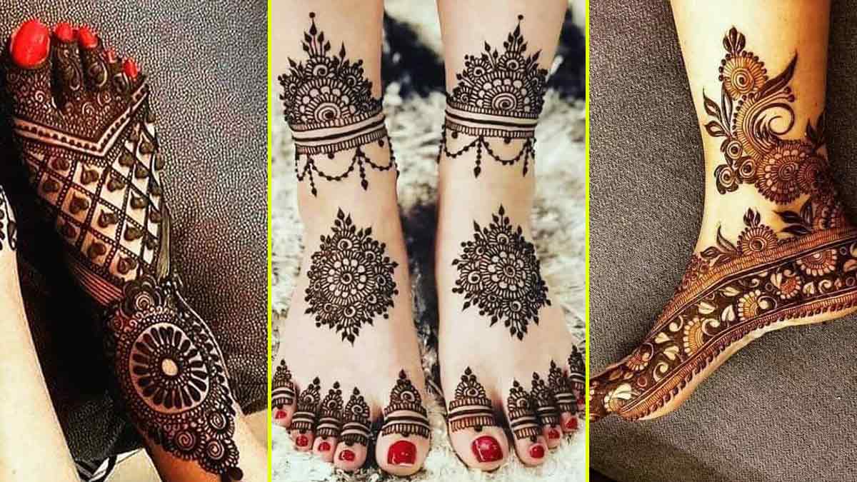 foot leg henna tattoo｜TikTok Search