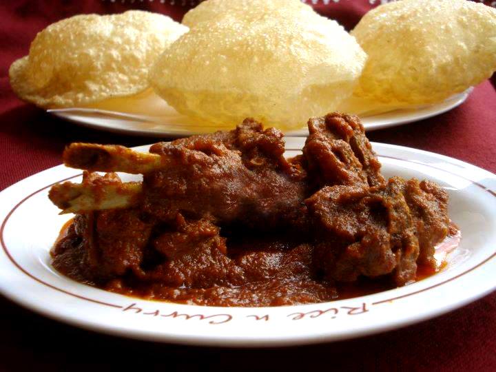 luchi Kosha Mangsho