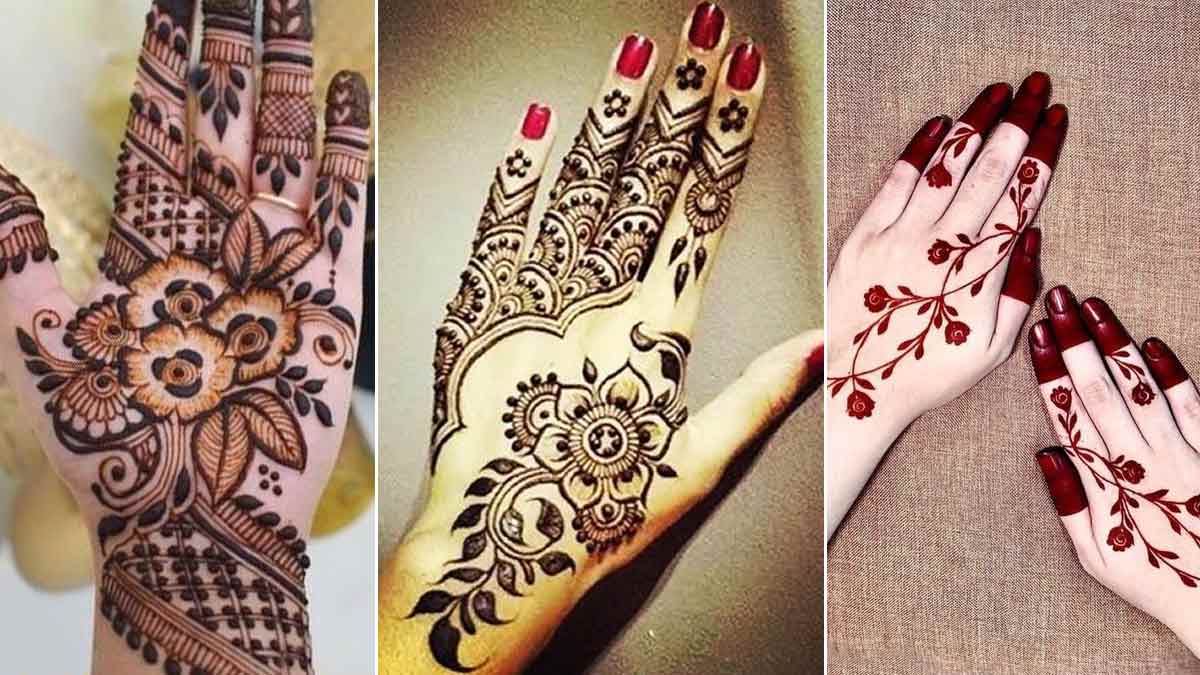 Henna Mehndi with Nail Art for Asian Bridal / Temporary Tatto Body Art  Stock Photo - Image of mehndi, nail: 210444914